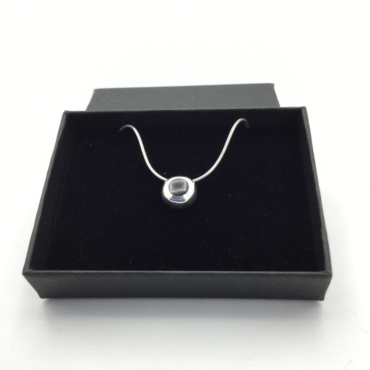 Silver Eye Pendant Necklace - Beeches Vintage