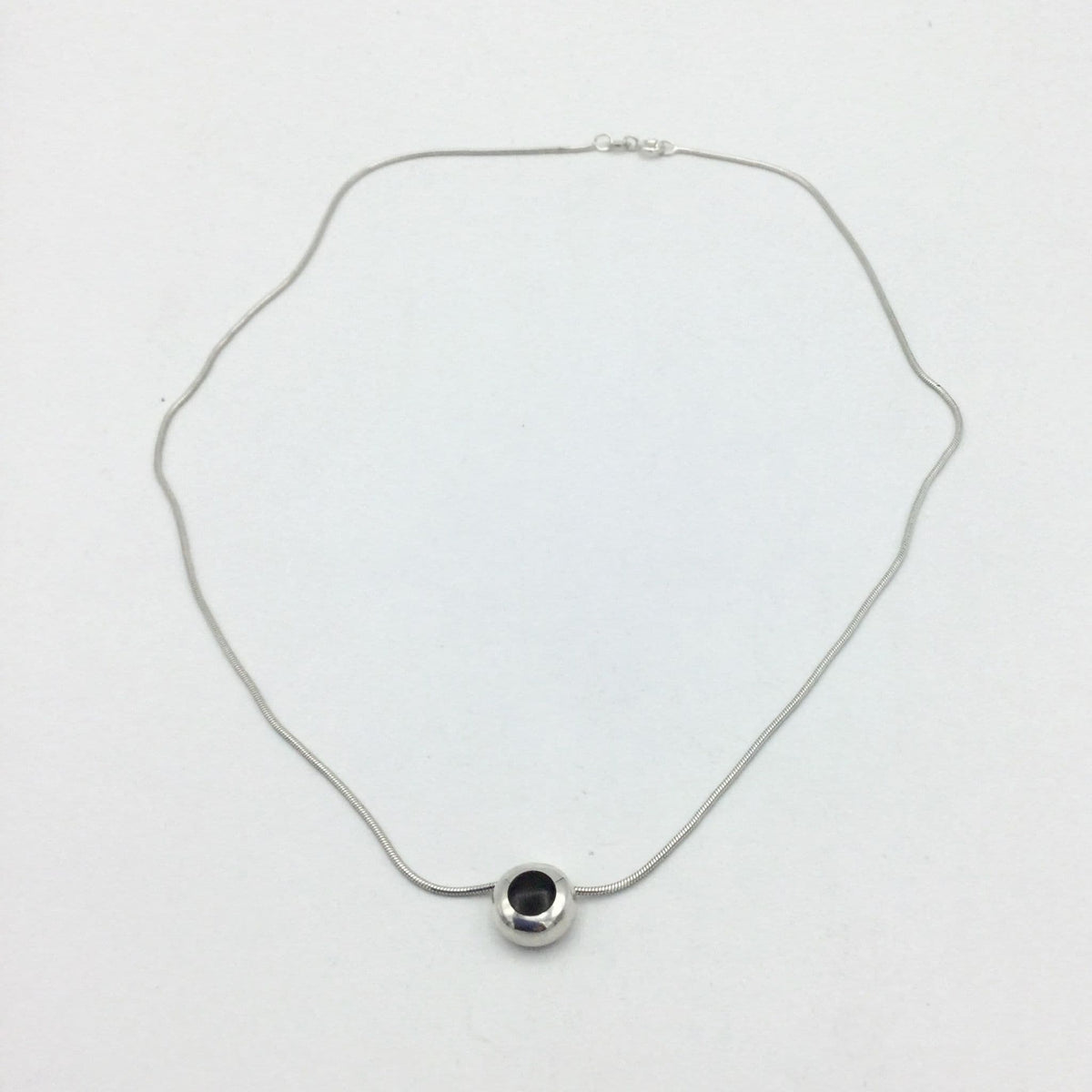 Silver Eye Pendant Necklace - Beeches Vintage