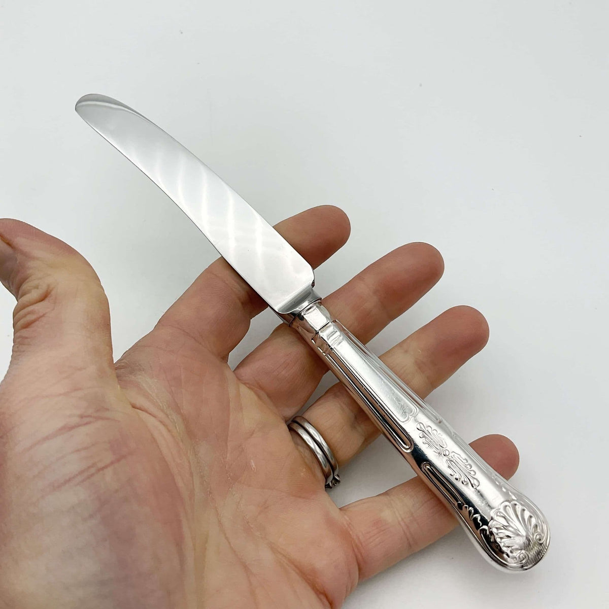 Silver Plated Dessert Knives Set - Beeches Vintage