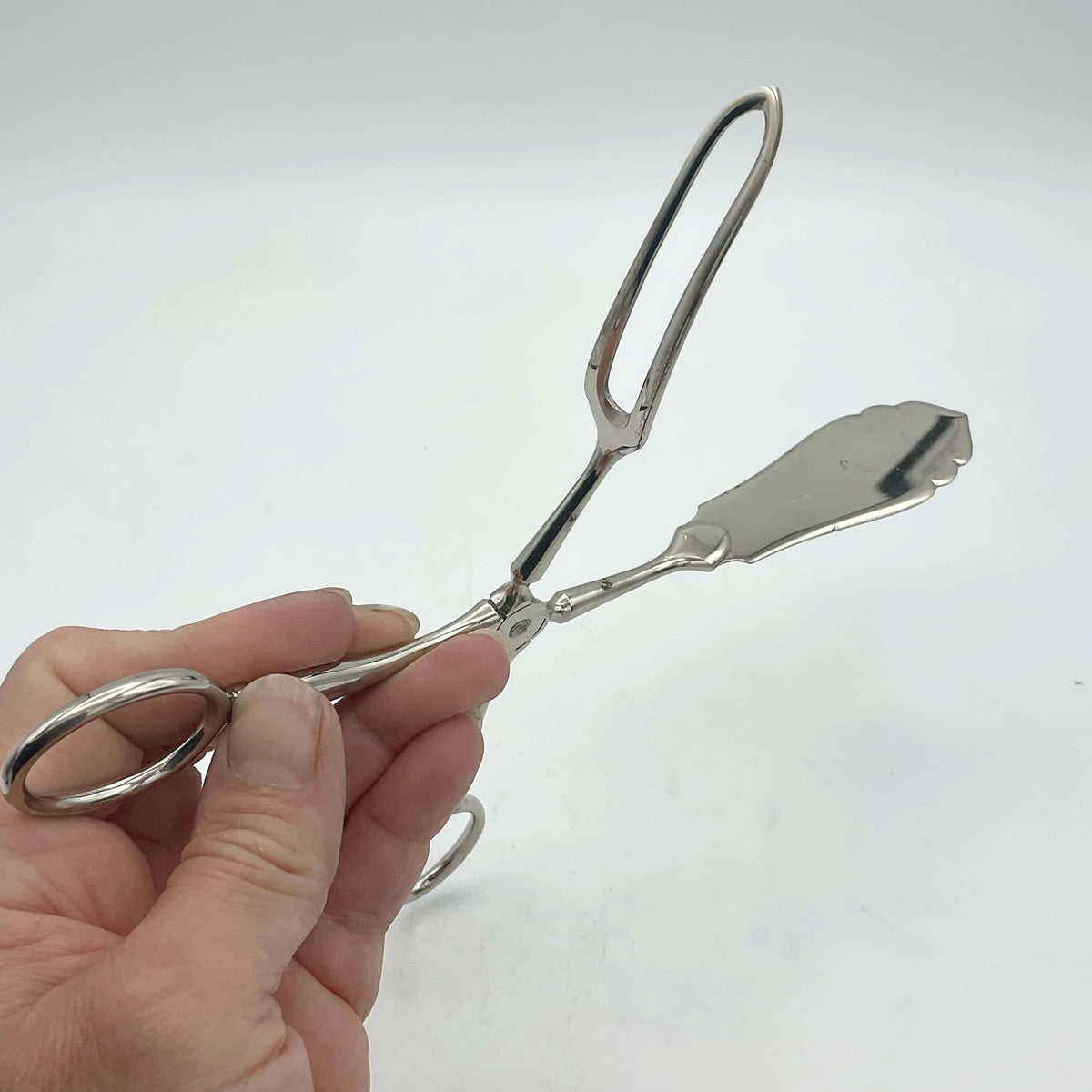 Silver Plated Serving Tongs - Beeches Vintage