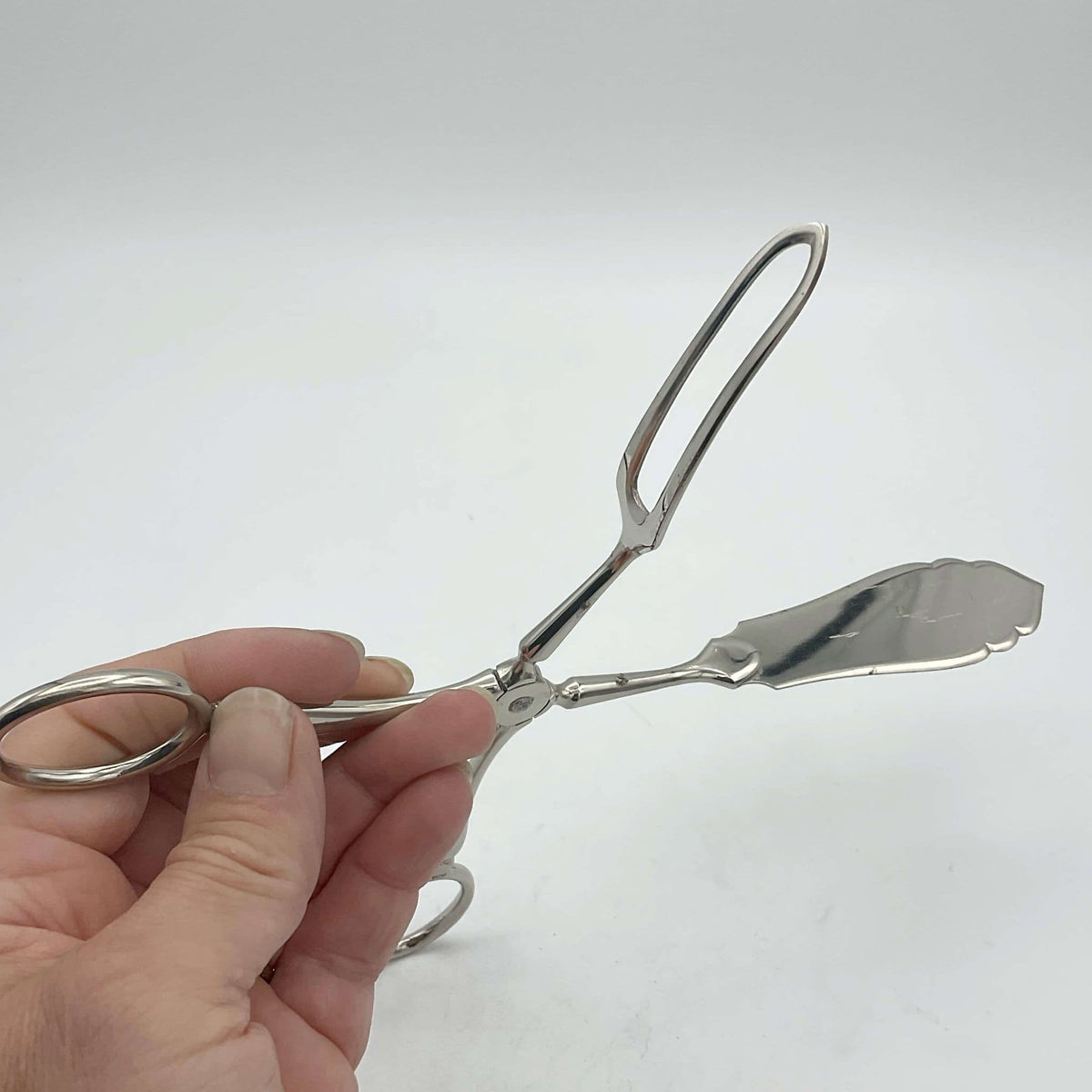 Silver Plated Serving Tongs - Beeches Vintage