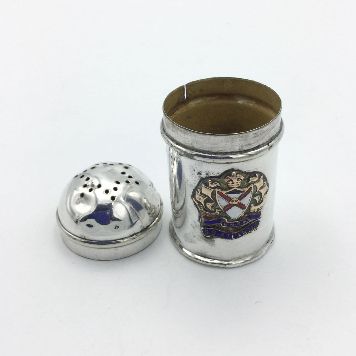 SS Atlantis Silver Plated Pepper Pot - Beeches Vintage