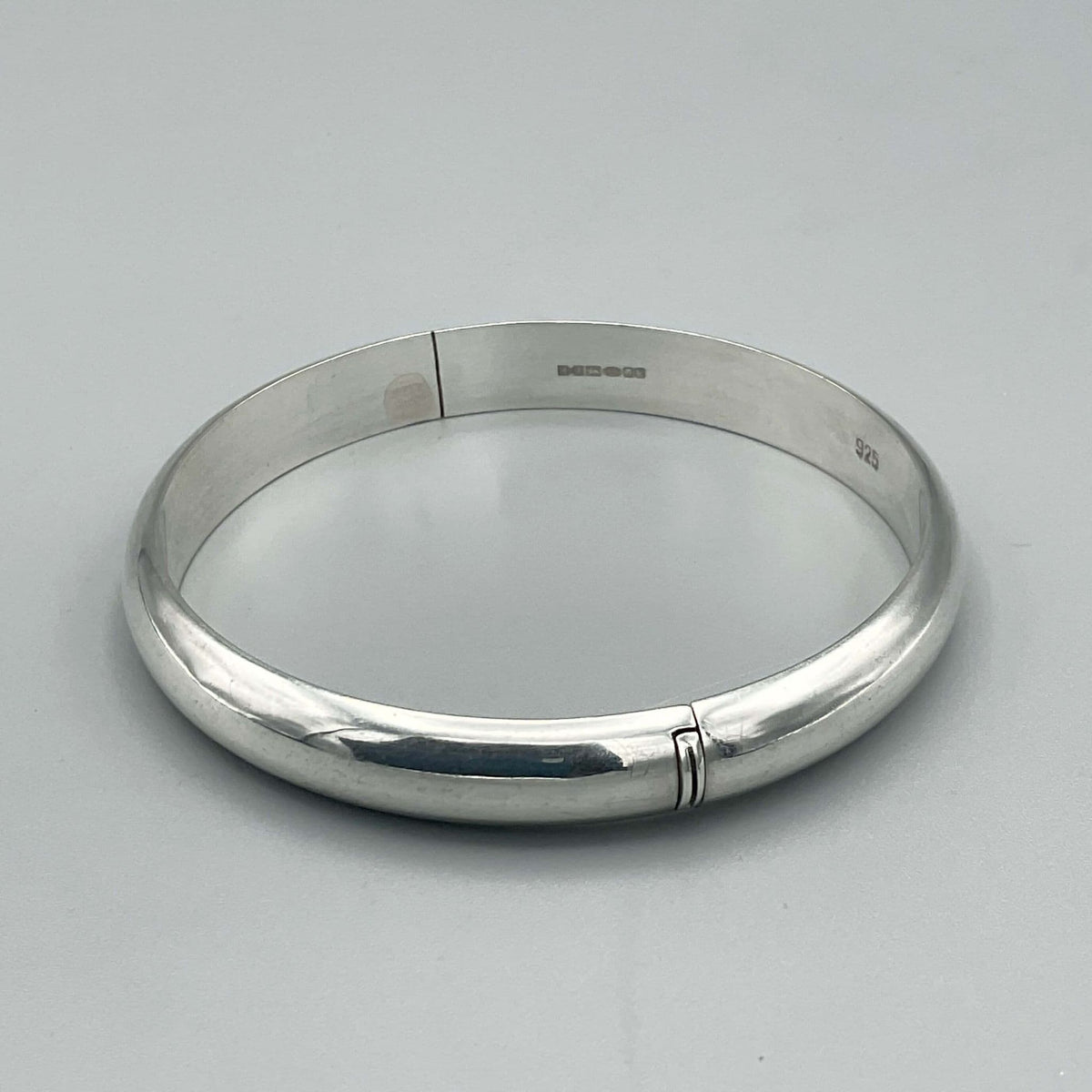 Sterling Silver Hinged Bangle Bracelet, 2009 Hallmark - Beeches Vintage