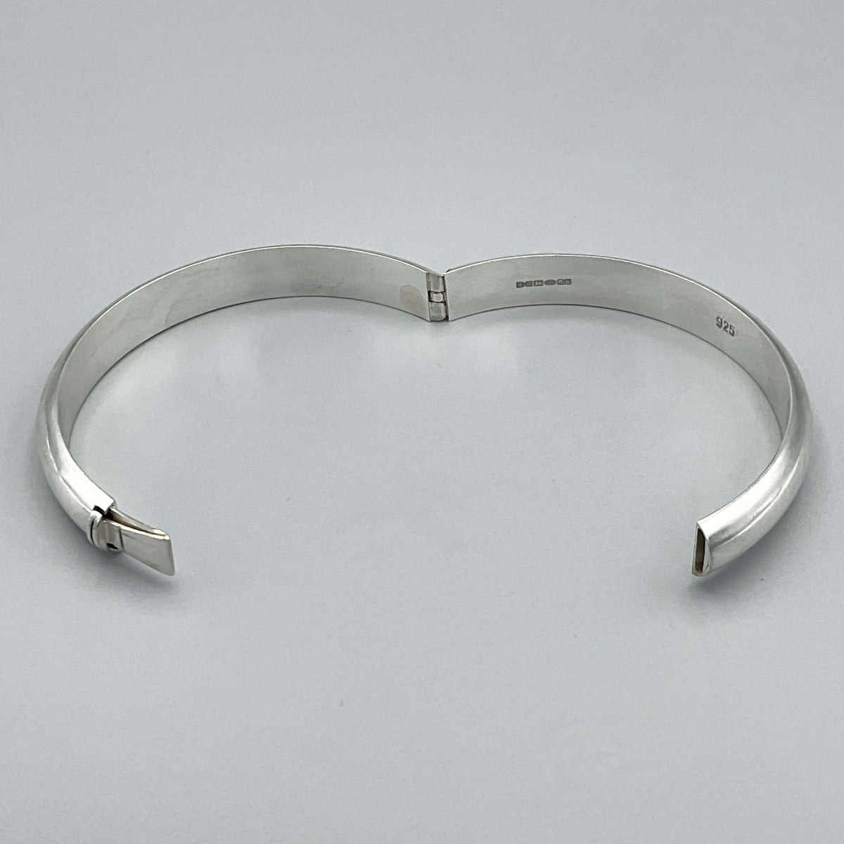 Sterling Silver Hinged Bangle Bracelet, 2009 Hallmark - Beeches Vintage
