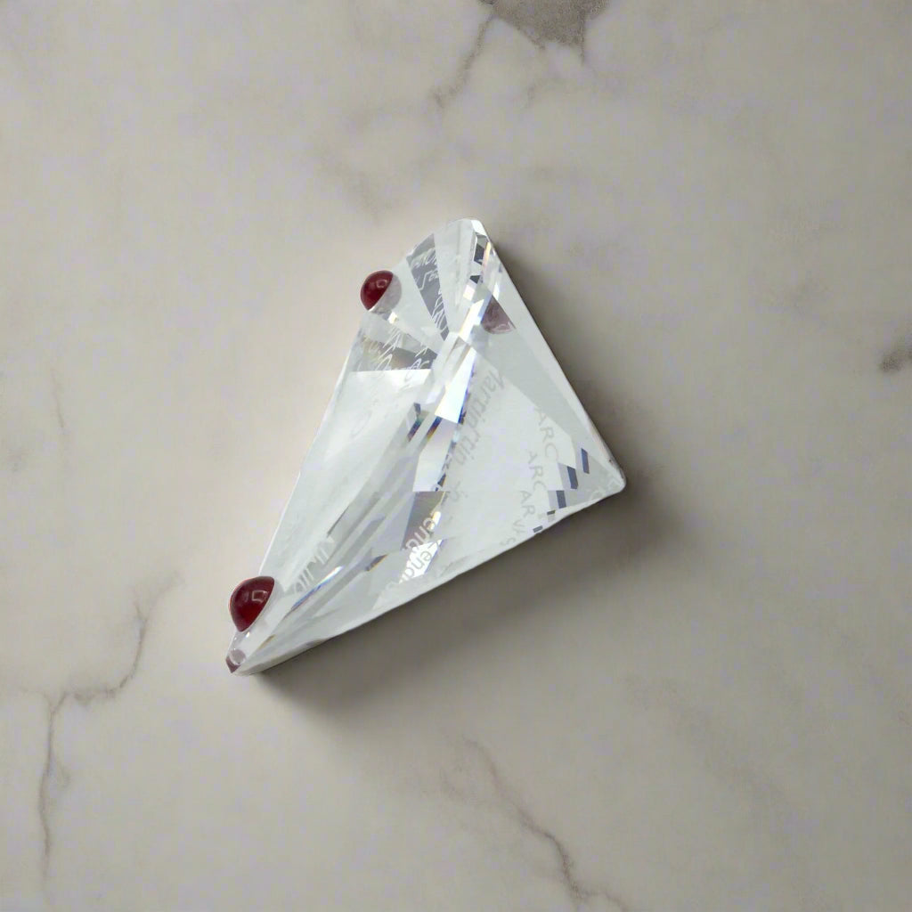 Swarovski Crystal Antonio plaque on a marble worktop