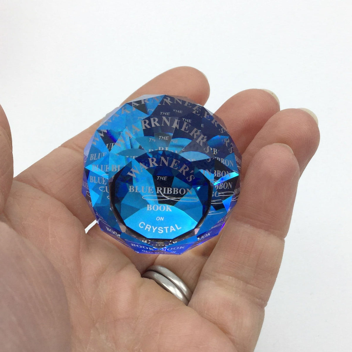 Swarovski Bermuda Blue Paperweight, Limited Edition - Beeches Vintage