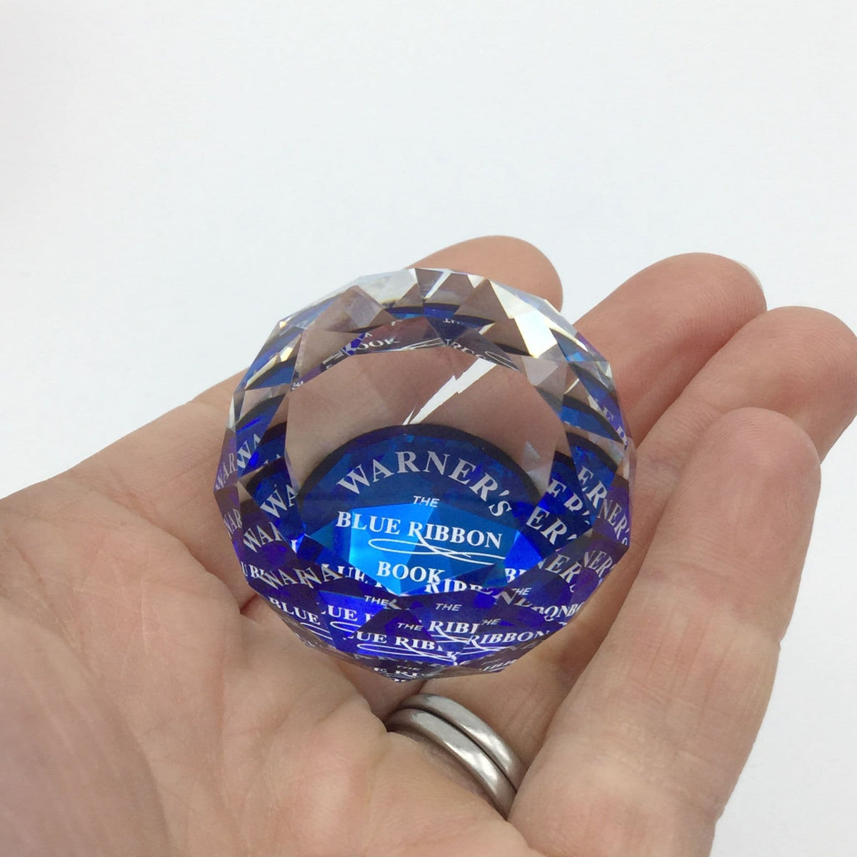 Swarovski Bermuda Blue Paperweight, Limited Edition - Beeches Vintage