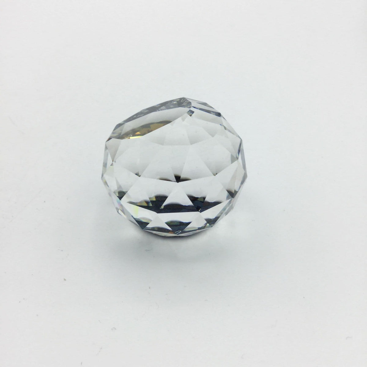 Swarovski Crystal orange limited edition paperweight by Beeches Vintage, featuring a vibrant, faceted crystal design.