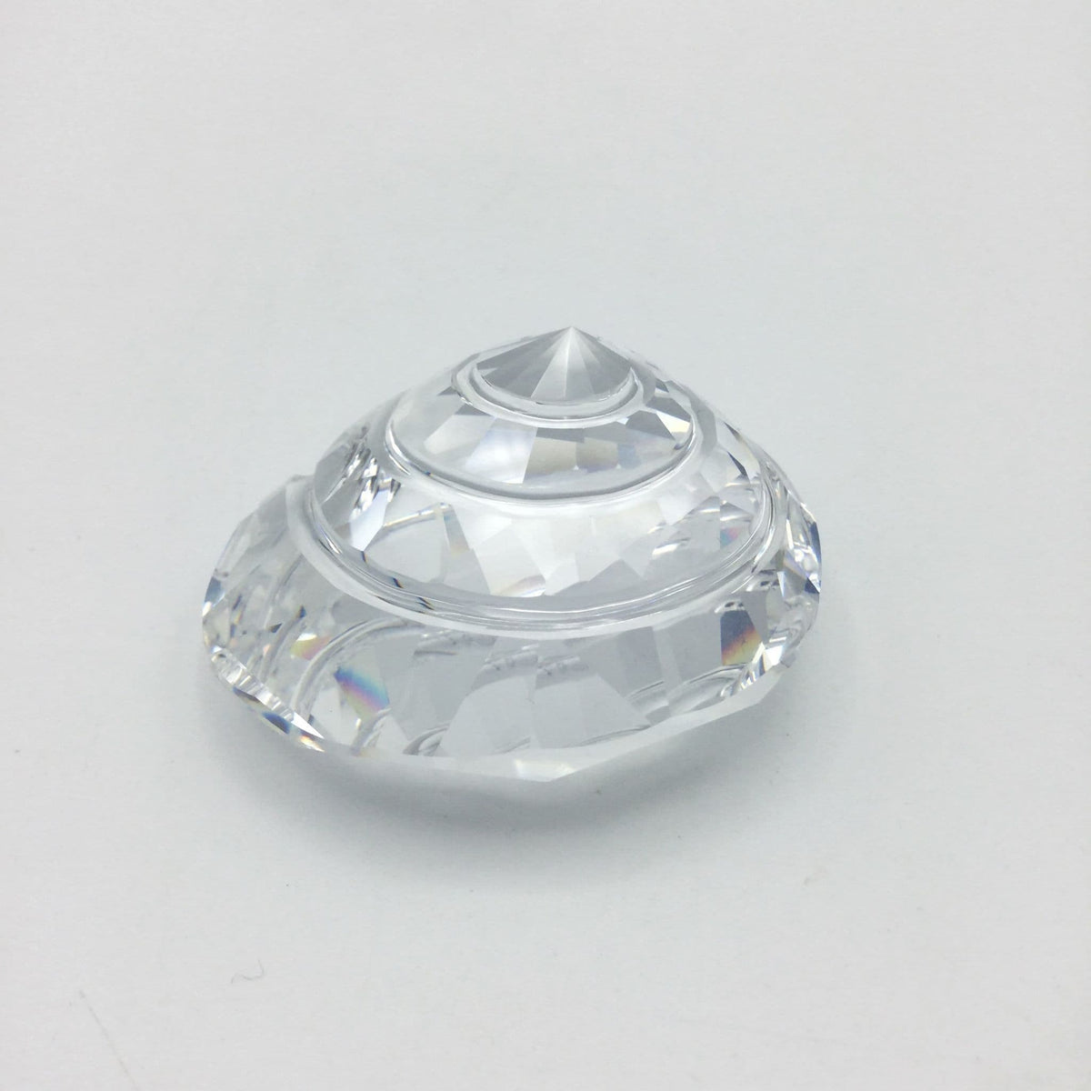 Swarovski Crystal Spiral Sea Shell Ornament - Beeches Vintage