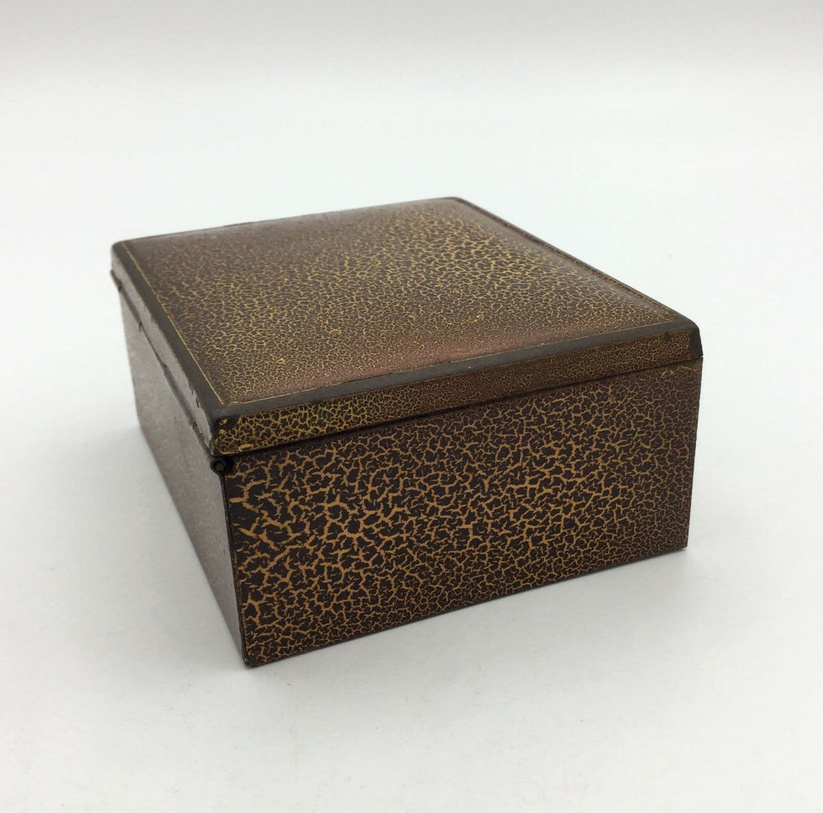 Vintage 1950s Metal Trinket or Cufflinks Box - Beeches Vintage