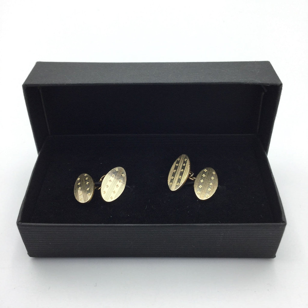 Vintage 1960s Gold Tone Chain Cufflinks - Beeches Vintage