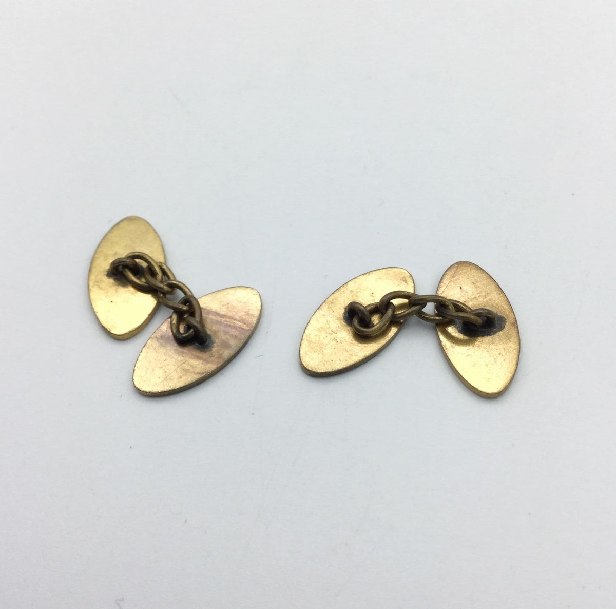 Vintage 1960s Gold Tone Chain Cufflinks - Beeches Vintage