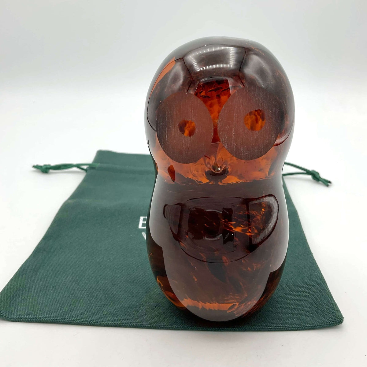 Wedgwood Art Glass Owl Ornament - Beeches Vintage