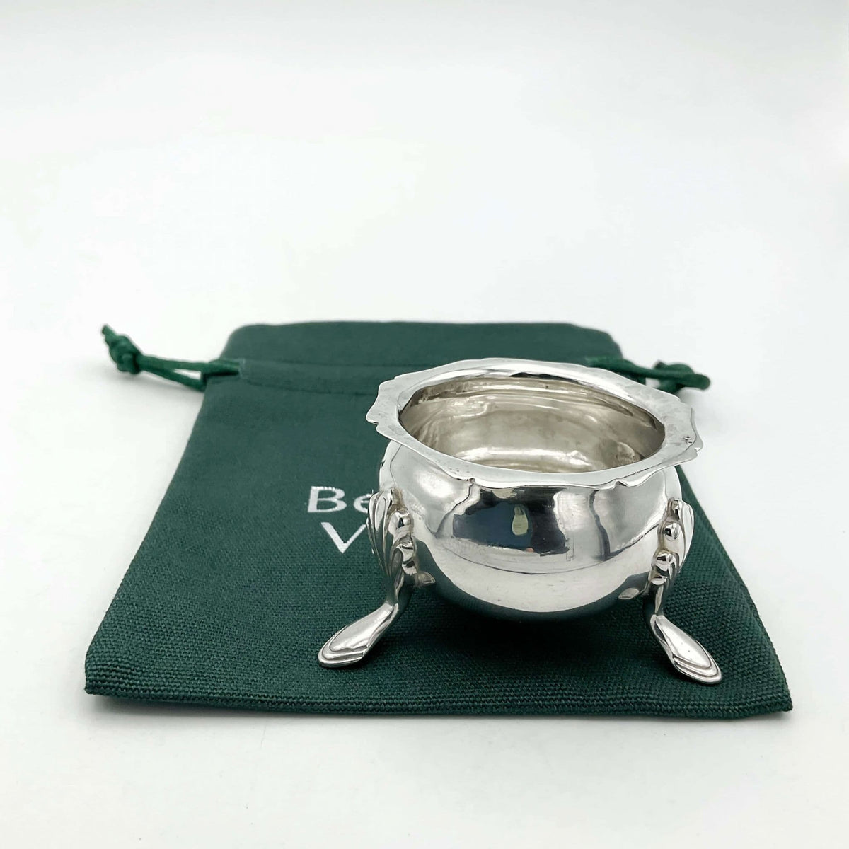 Antique 1905 Sterling Silver Salt, Rings Dish - Beeches Vintage