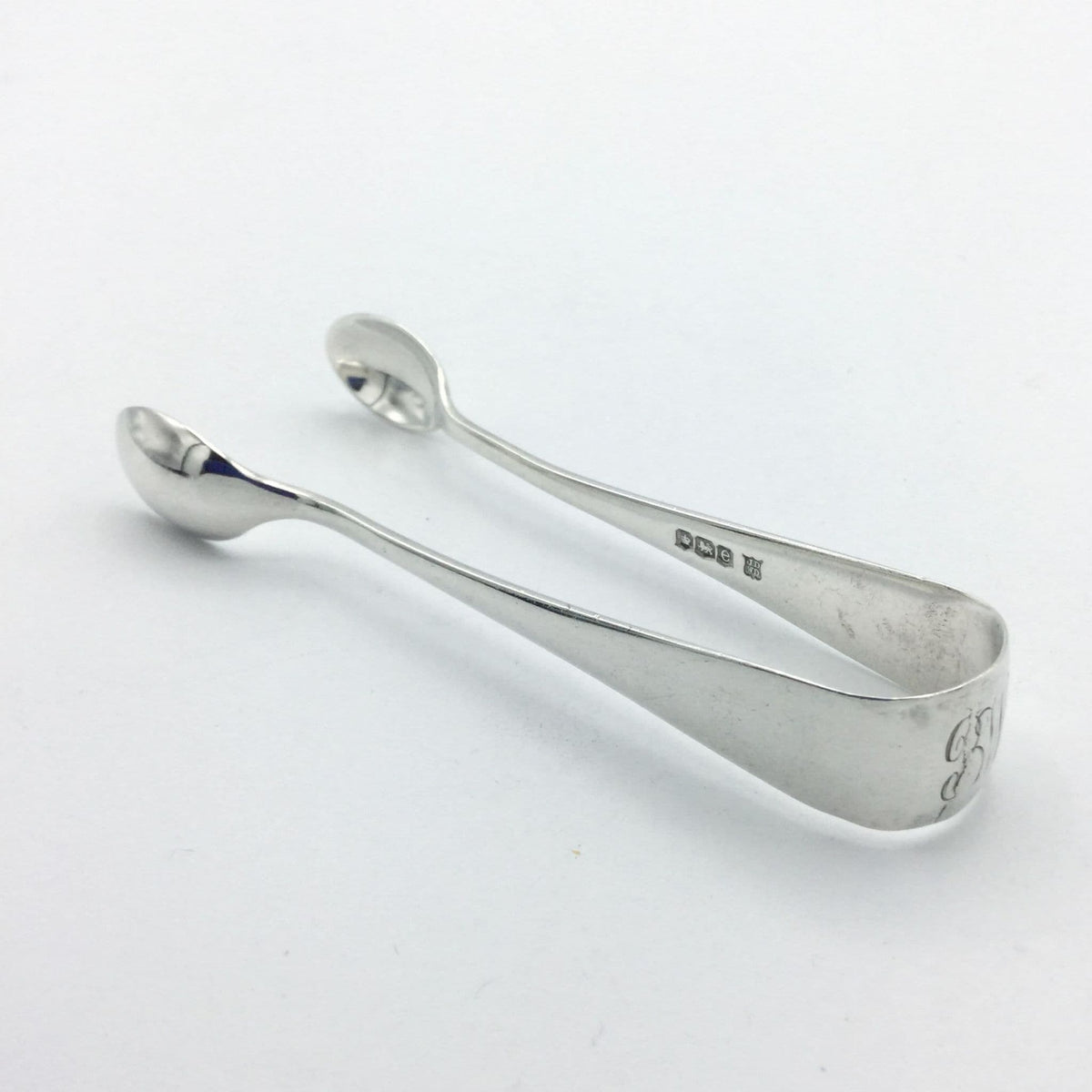 Antique 1922 Sterling Silver Sugar Tongs - Beeches Vintage