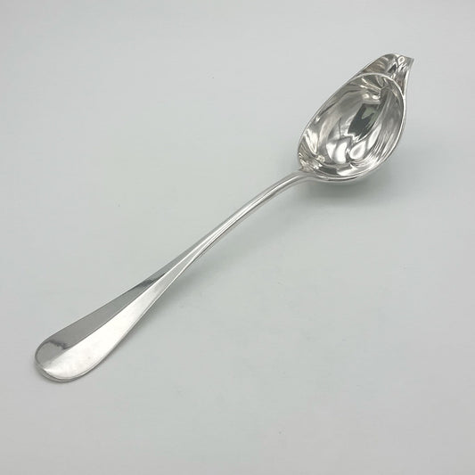 Antique French Silver Plated Gravy or Sauce Ladle - Beeches Vintage