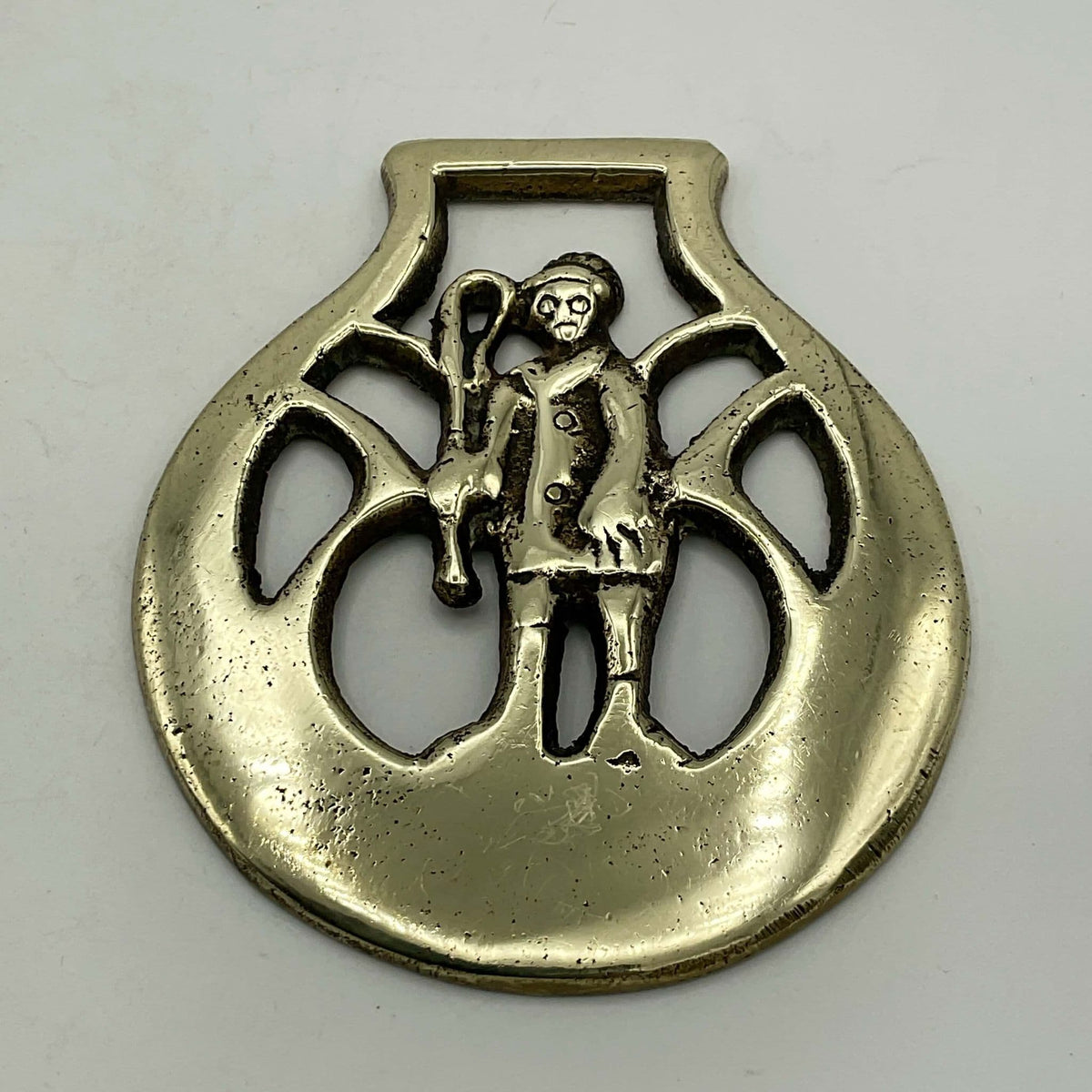 Antique Shepherd Horse Brass - Beeches Vintage
