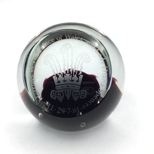 Caithness Duet Limited Edition Paperweight - Beeches Vintage