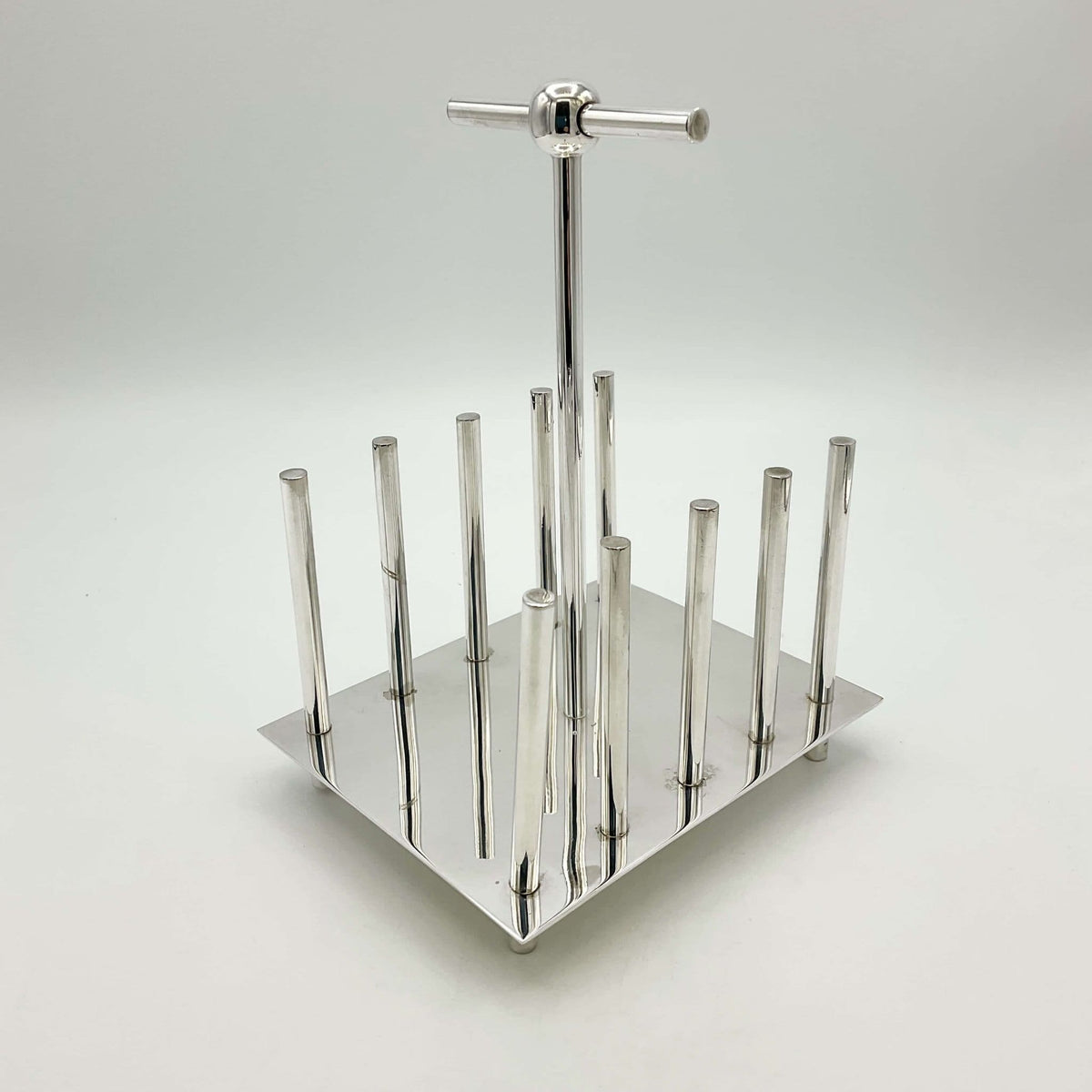 Christopher Dresser Design Silver Plated Toast Rack - Beeches Vintage