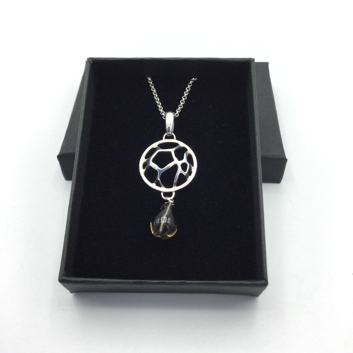 Italian Solid Silver Pendant Necklace - Beeches Vintage