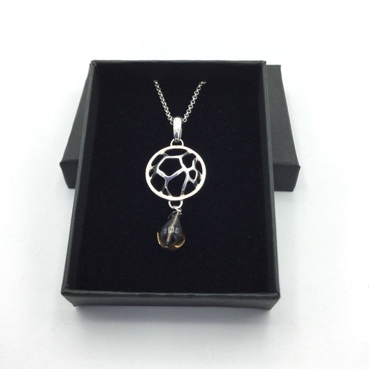 Italian Solid Silver Pendant Necklace - Beeches Vintage