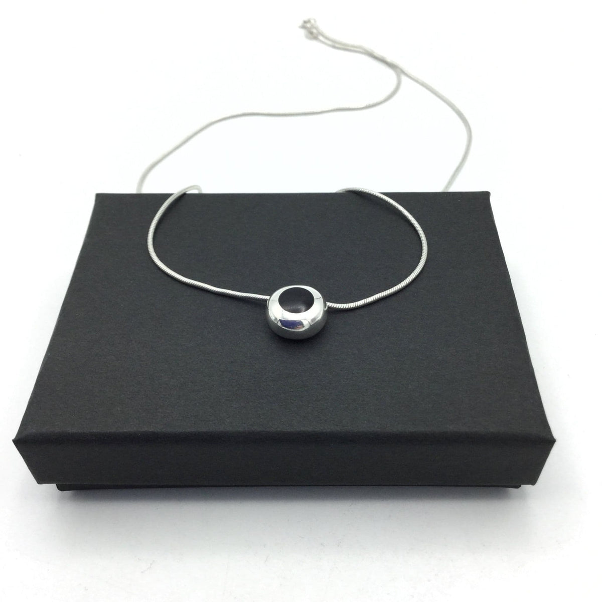 Silver Eye Pendant Necklace - Beeches Vintage