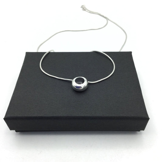 Silver Eye Pendant Necklace - Beeches Vintage