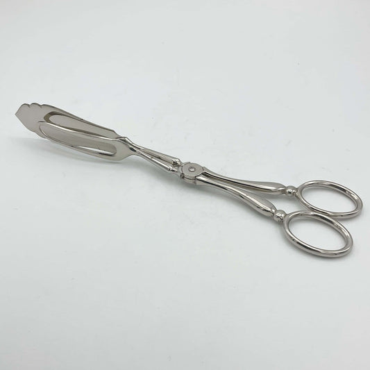 Silver Plated Serving Tongs - Beeches Vintage