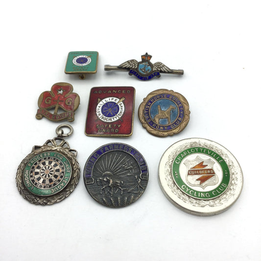 Vintage 1940s and 50s Badges and Medals Collection - Beeches Vintage