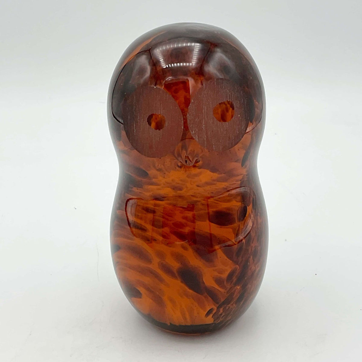Wedgwood Art Glass Owl Ornament - Beeches Vintage