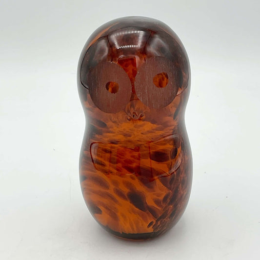 Wedgwood Art Glass Owl Ornament - Beeches Vintage